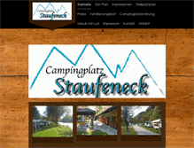 Tablet Screenshot of camping-staufeneck.de